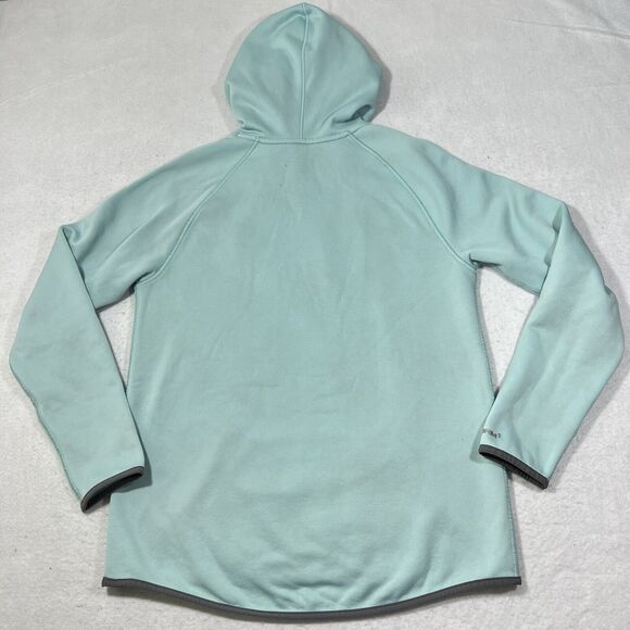 Under Armour ColdGear Storm Women's Small Loose Fit Fleece Lined Blue Hoodie - Picture 11 of 12